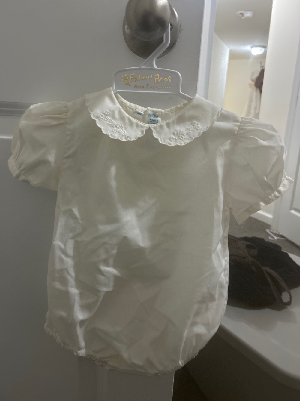Beautiful crisp baby outfit